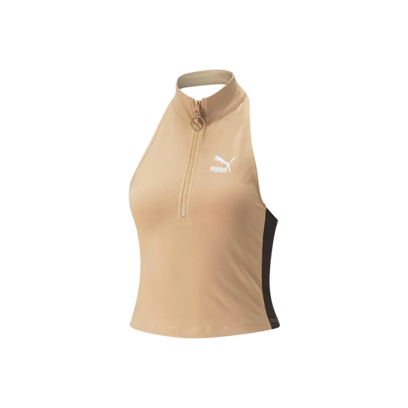 PUMA T7 Other T-Shirt Women's Khaki-0