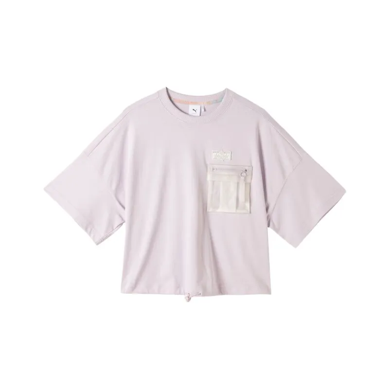 PUMA x POP MART T Shirt Women's Light Purple-0