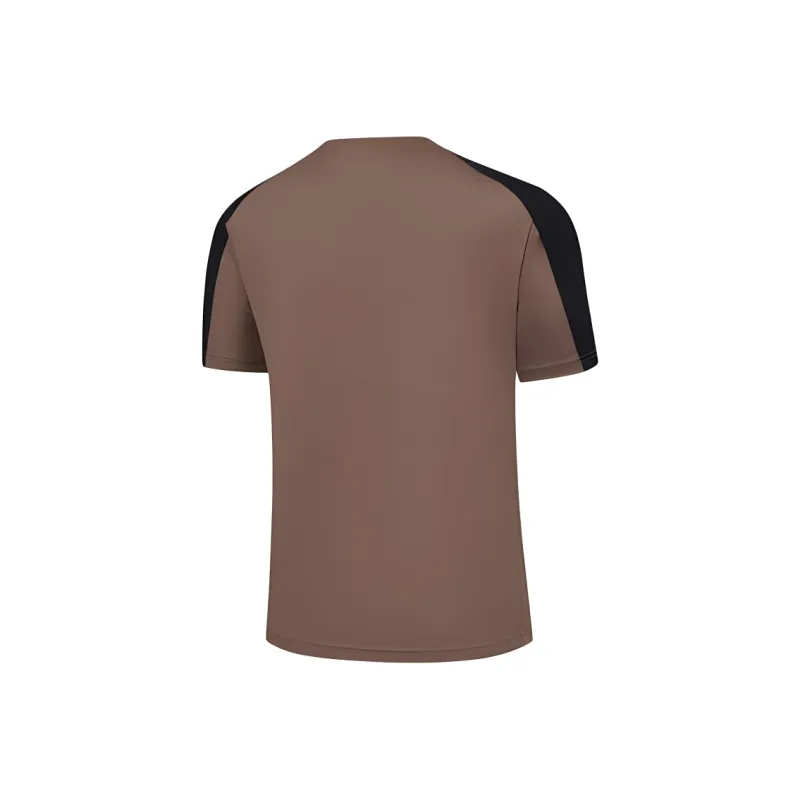 QIAODAN Sports Life Collection T Shirt Men's Nomadic Brown/Black-1