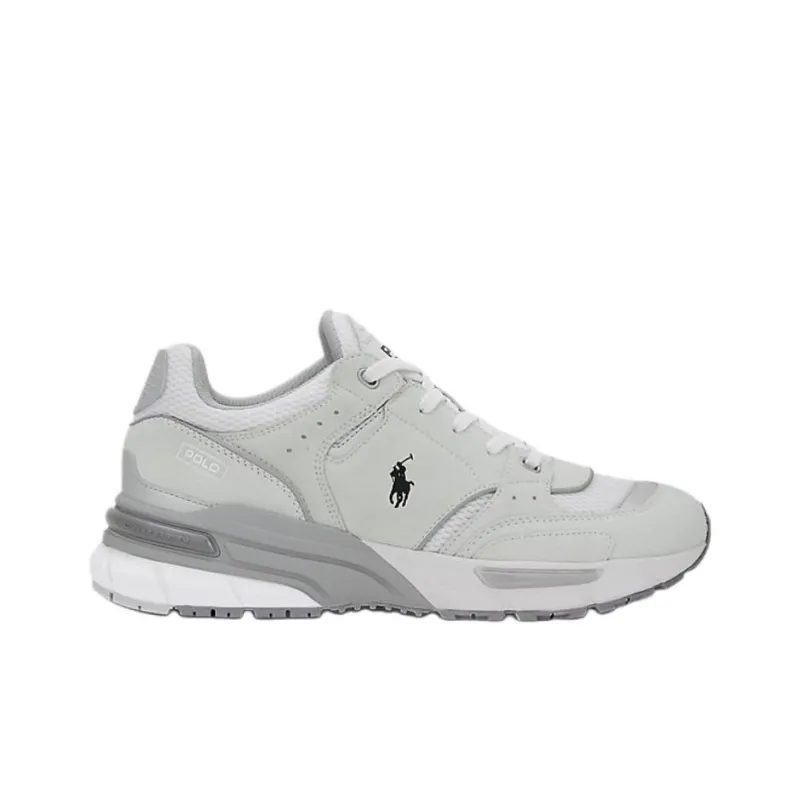 Polo Ralph Lauren Trackster 250 Low Top Casual Shoes Men's Gray White-1