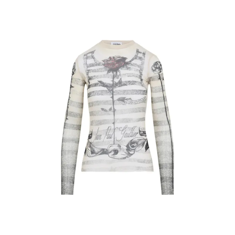 Jean Paul Gaultier Printed T shirt-0