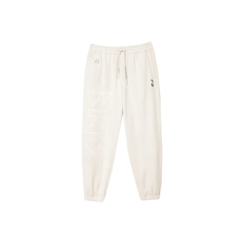 JACK JONES· x NBA Casual Pants Men's Moonlight Gray-0