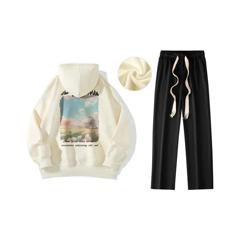 B.X Sweatshirt Sets Unisex-18
