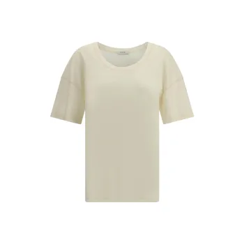 Lemaire Rib T Shirt 'Light Cream'
