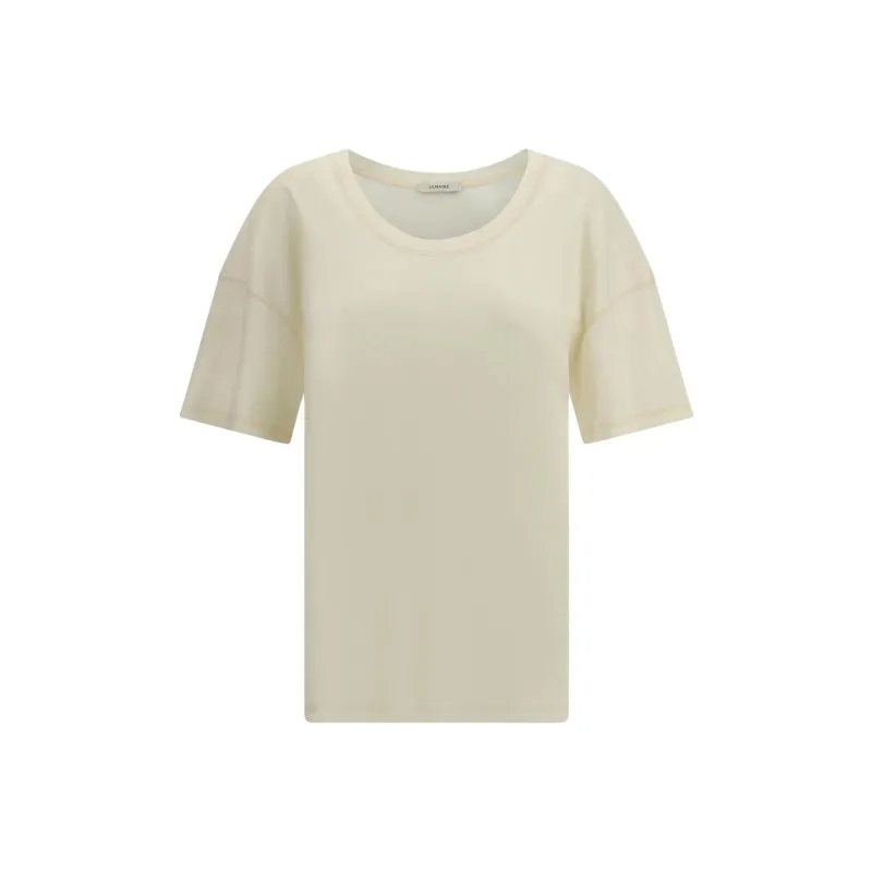 Lemaire Rib T Shirt 'Light Cream'-0