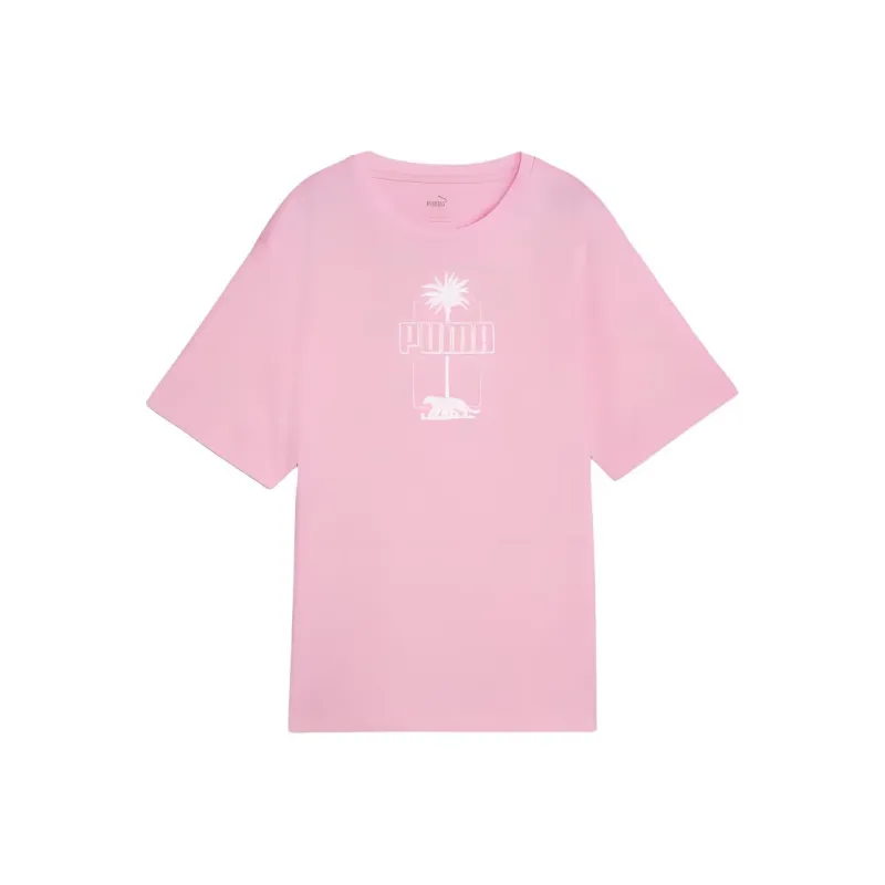 PUMA T Shirt Women's Pink Purple-0
