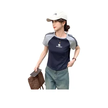 Tonlion T Shirt Women's Navy Blue