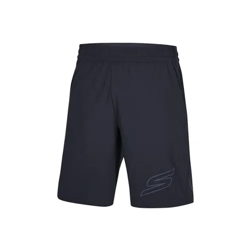 Skechers Sports Shorts Men Navy Blue