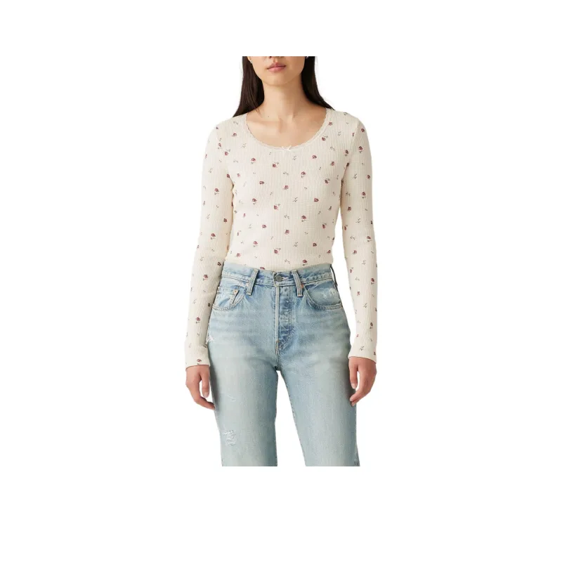 Levis T-Shirts Women's White-0