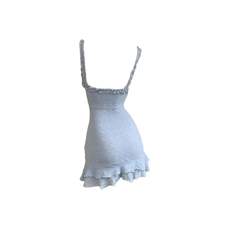 SISC Sleeveless Dress Women's Blue-1