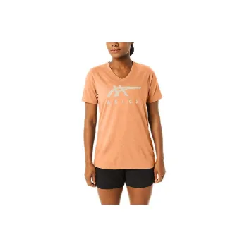 Asics T-Shirts Women's Orange