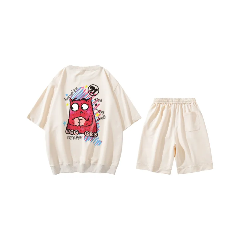 Love Monster Casual Sportswear Unisex-4