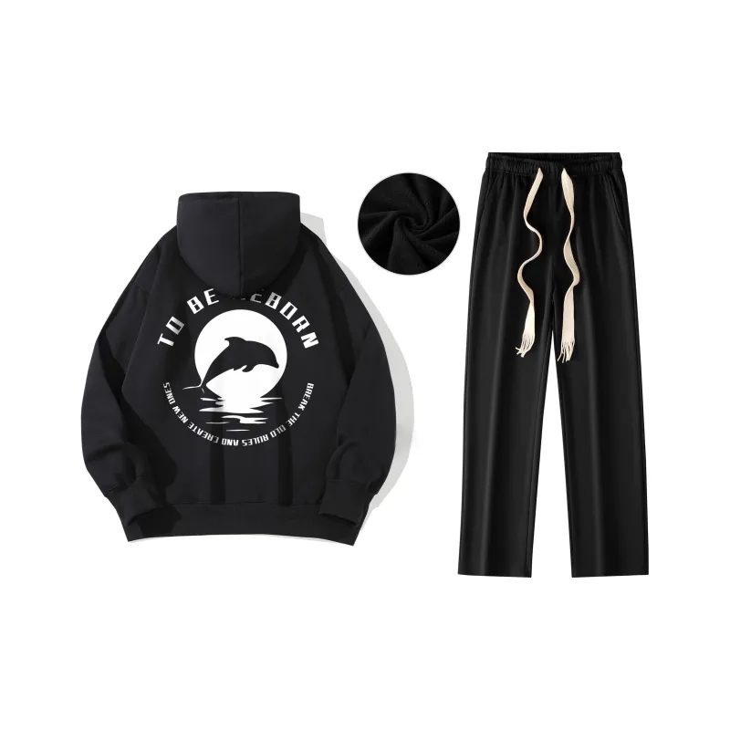 B.X Sweatshirt Sets Unisex-15