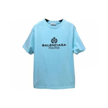 Balenciaga SS21 T Shirt Women's Blue