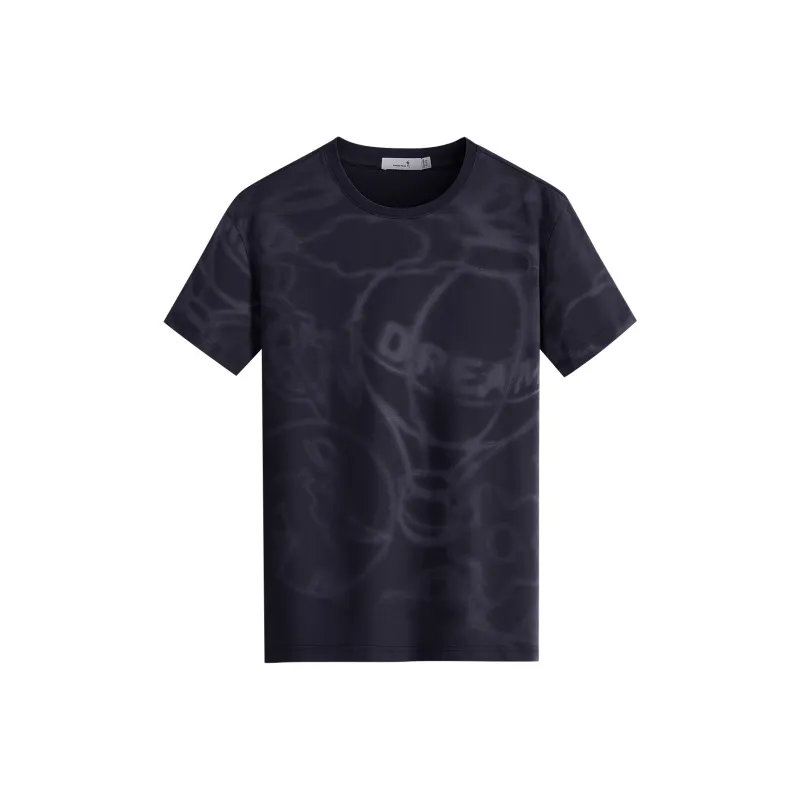 Dance With Wolves T Shirt Men's Dark Purple-0