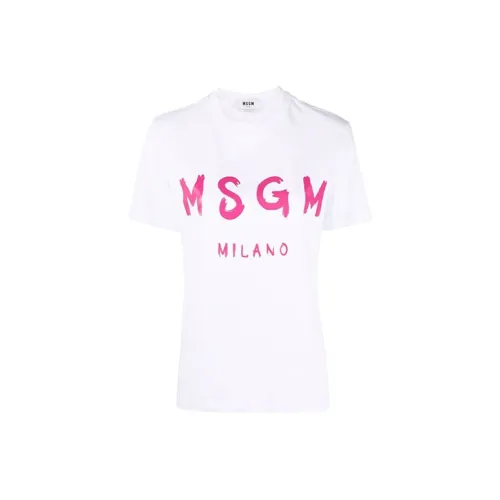 MSGM T Shirts Women's White
