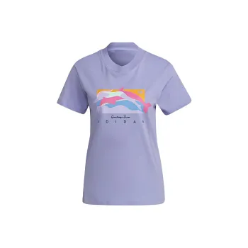 Adidas Originals Fakten T Shirts Women's Light Purple