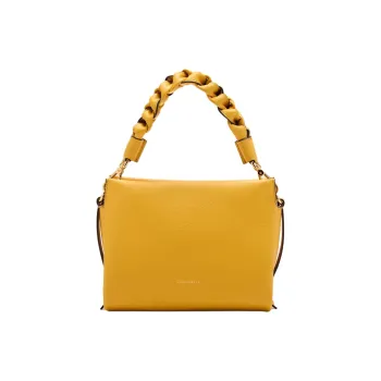 COCCINELLE Boheme Leather One Shoulder Handbag Trumpets Women's Black