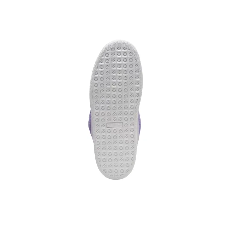 PUMA Suede XL Slip Resistant Cushioning Abrasion Resistant Low Top Skateboard Shoes Women's Lilac Purple-4