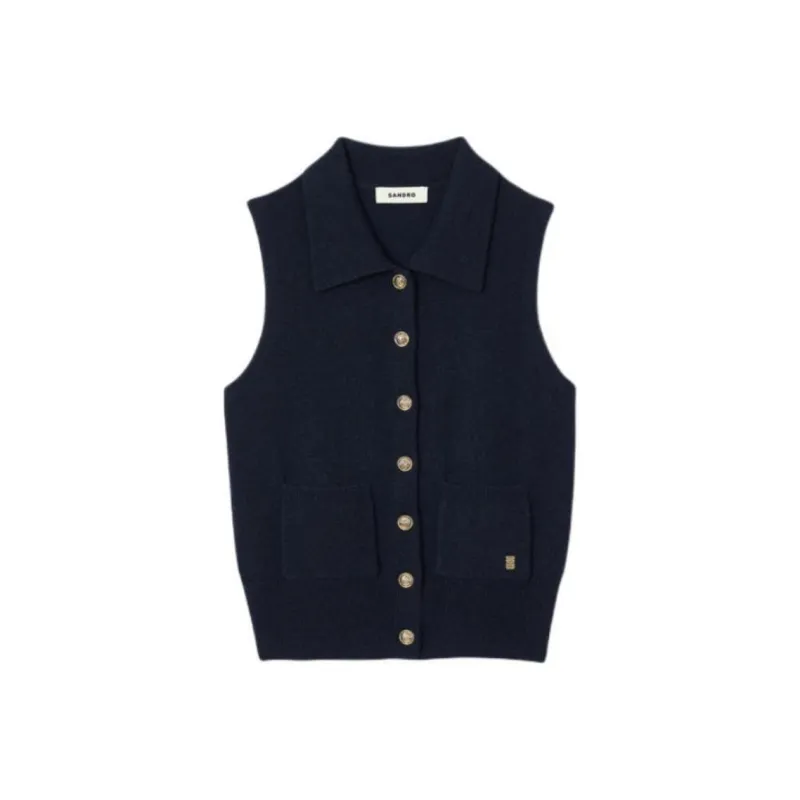 Sandro Button up Vest-0