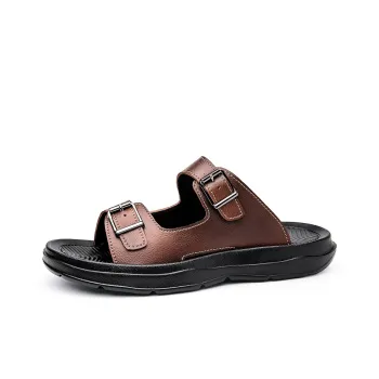 XIMO BULL Rubber Sole Odor Resistant Slip Resistant Slide Slippers Men's