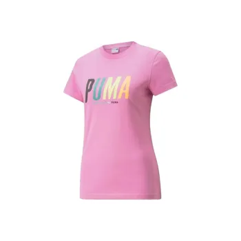 PUMA T Shirts Women's Fuchsia