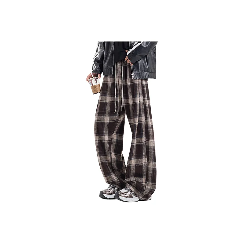 REXSHION Casual Pants Unisex Black-5