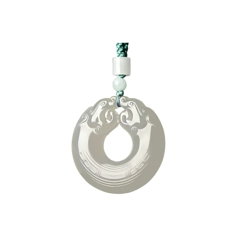 KUNYUYAO Pendants Pale Greenish White Jade Unisex-11