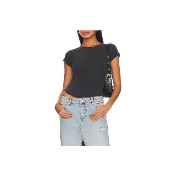 FREE PEOPLE Regular T Shirt Women's Gray
