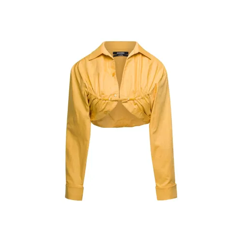 Jacquemus Machou Cropped Long-Sleeved Top