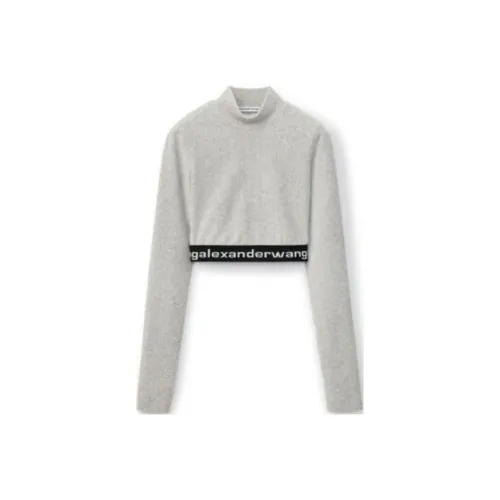 Alexander Wang Crop Tops Women's Gray