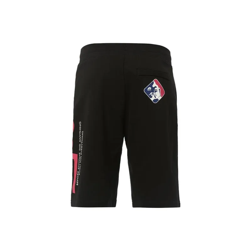 EVISU Sports Shorts Men Black-0