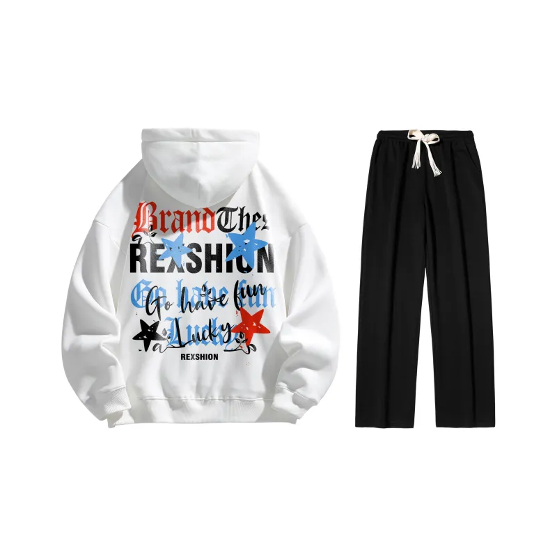 REXSHION Sweatshirt Sets Unisex-3