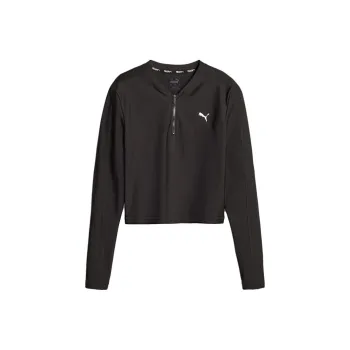 PUMA TEAM FIT Eversculpt Training Quarter Zip Women's T Shirt Women's Black