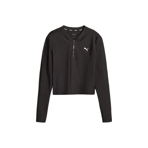 PUMA TEAM FIT Eversculpt Training Quarter Zip Women's T Shirt Women's Black