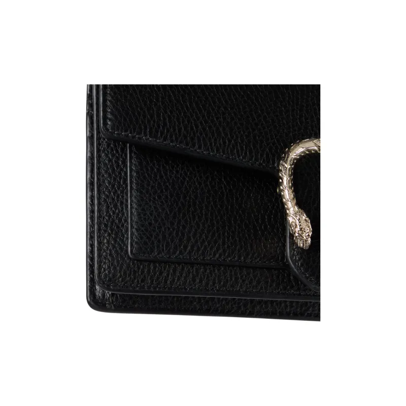 GUCCI Dionysus Leather Wallet Women's Black-5