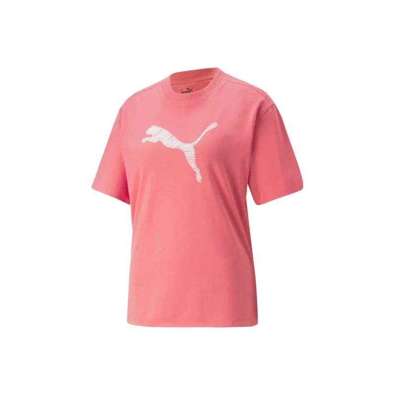 PUMA Dealer Tailored Golf Drop Shoulder Sleeve T-Shirt Women's Pink-0
