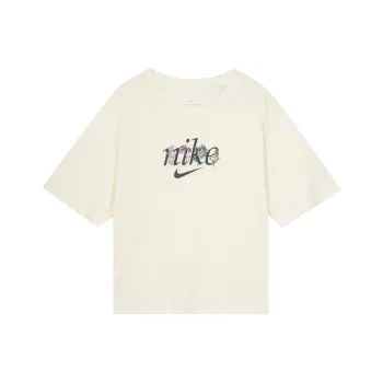 Nike Drop Shoulder Sleeve T Shirt Women's Coconut Milk