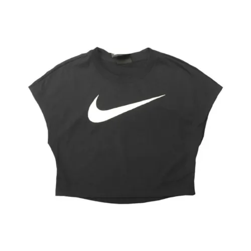 Nike Drop Shoulder Sleeve T Shirt Women
s Black
