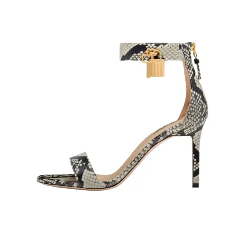 TF One Strap Sandals 8.5cm Women's Beige