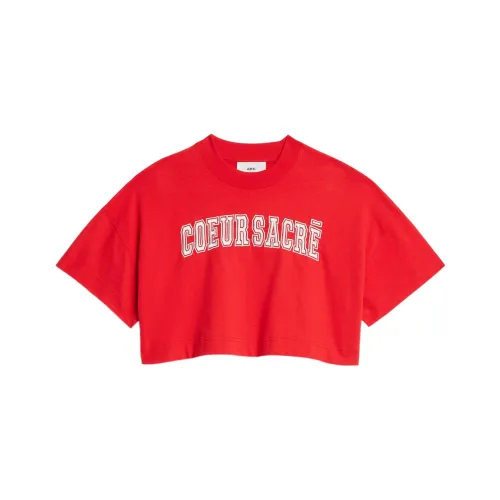 AMIPARIS SS23 T Shirt Women's Red