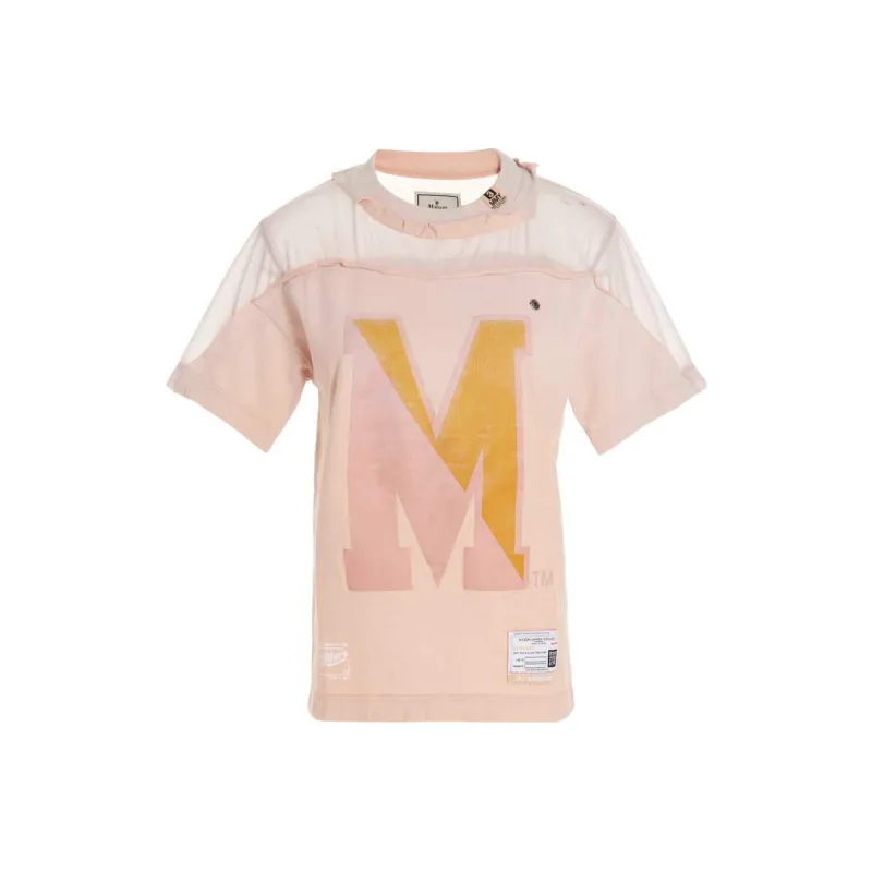 Maison Mihara Yasuhiro T-Shirts Women's Pink-0