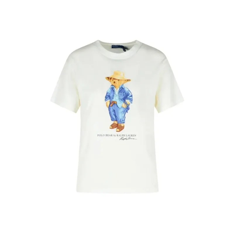 Polo Ralph Lauren Polo Bear Printed T Shirt-0