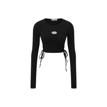 MacyMccoy Long-Sleeved T-Shirt Women's Black