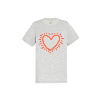 COACH x Keith Haring Regular T-Shirt Women's Gray