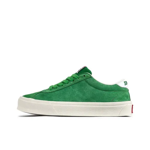 LuzaoT SUPER DRAG Abrasion Resistant Breathable Low Top Skateboard Shoes Unisex Green