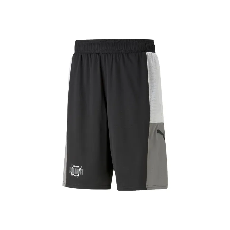 PUMA Sports Shorts Men Black Gray Color-0