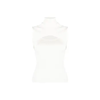 JONATHAN SIMKHAI Easton Cut ut Ribbed Top