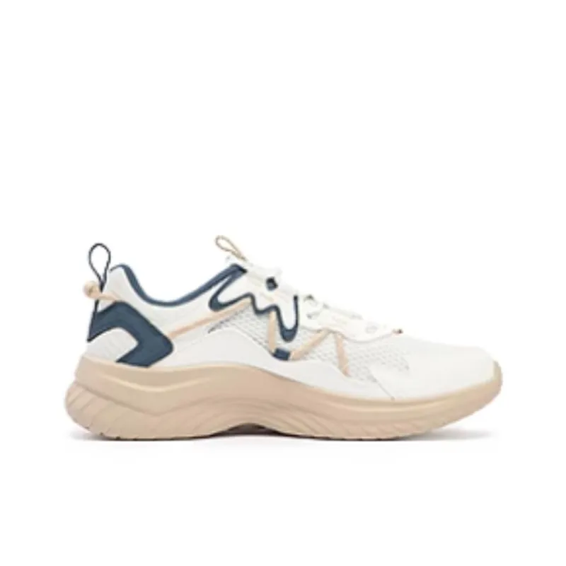 361° Cushioning, Breathable, Lightweight, Rebound Low Top Running Shoes Men's White Blue-1