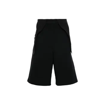 A COLD WALL* Panelled Cotton Bermuda Shorts
